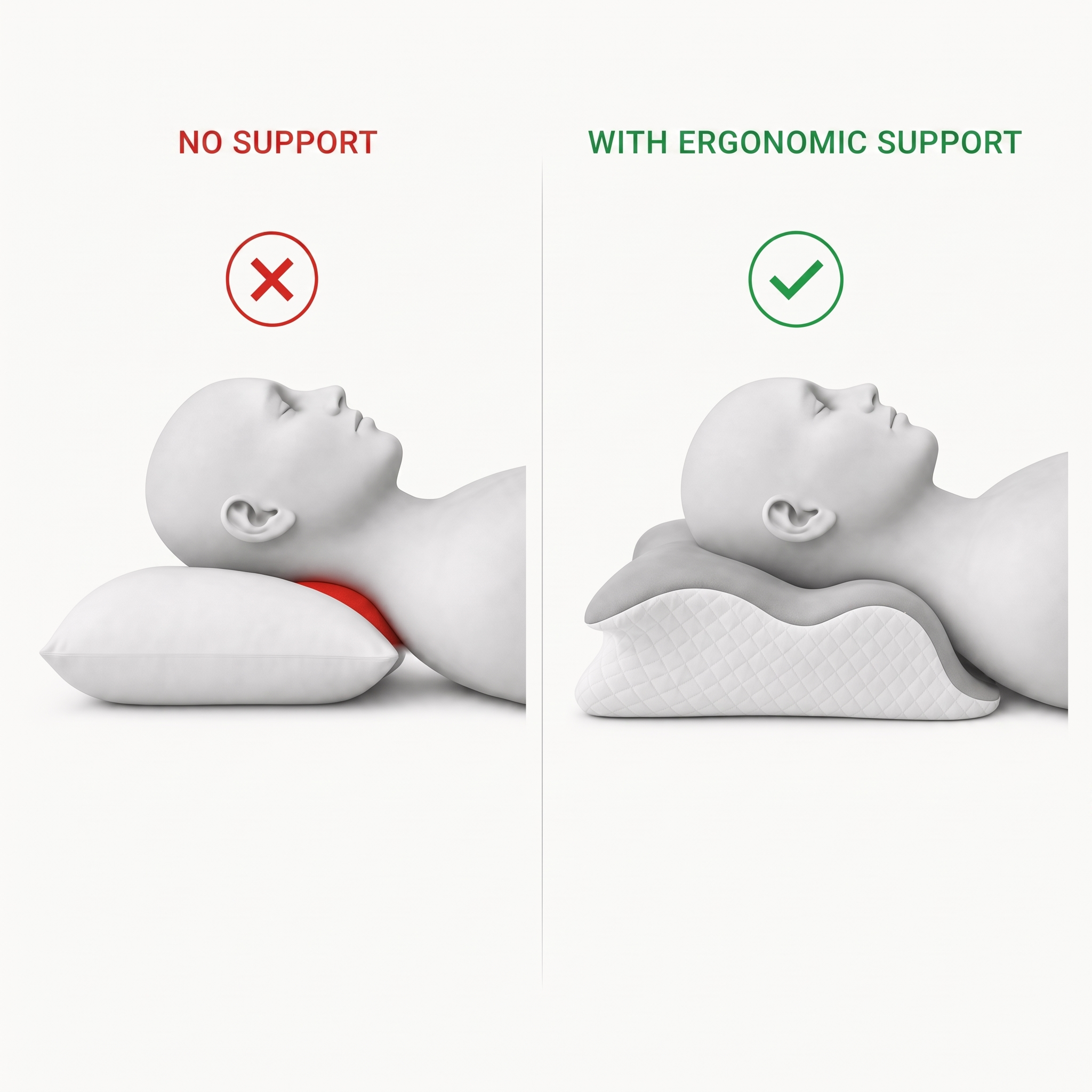 The Sleepr Ergonomic Pillow